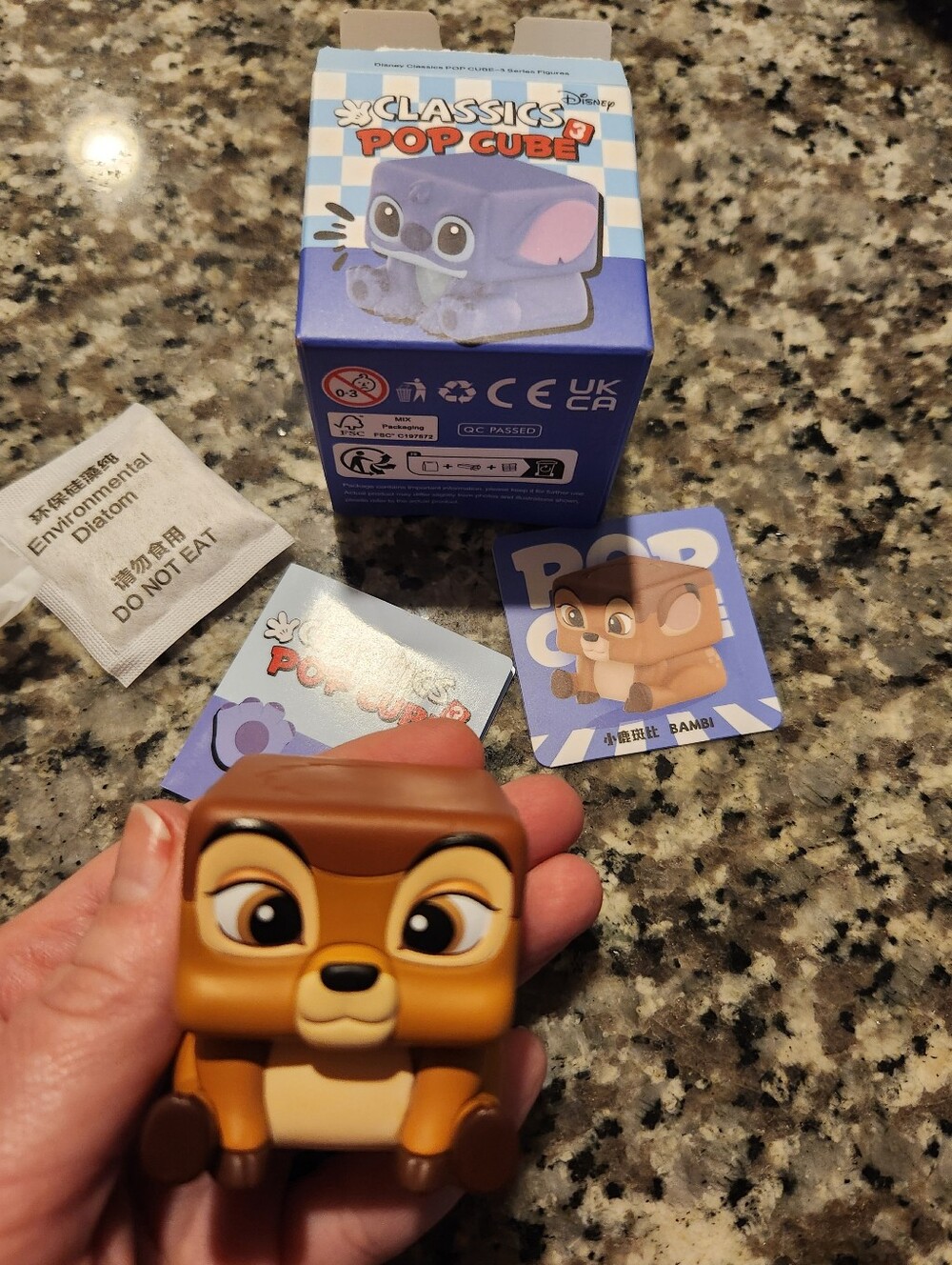 Pop Mart Disney Classics 3 Pop Cube Bambi Deer Blind Box Vinyl Figure